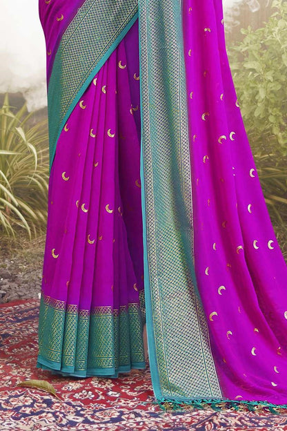 Chandra Kon Light Georgette Saree – Graceful Flow with Elegant Design for a Refined Look (8 Colours Available).