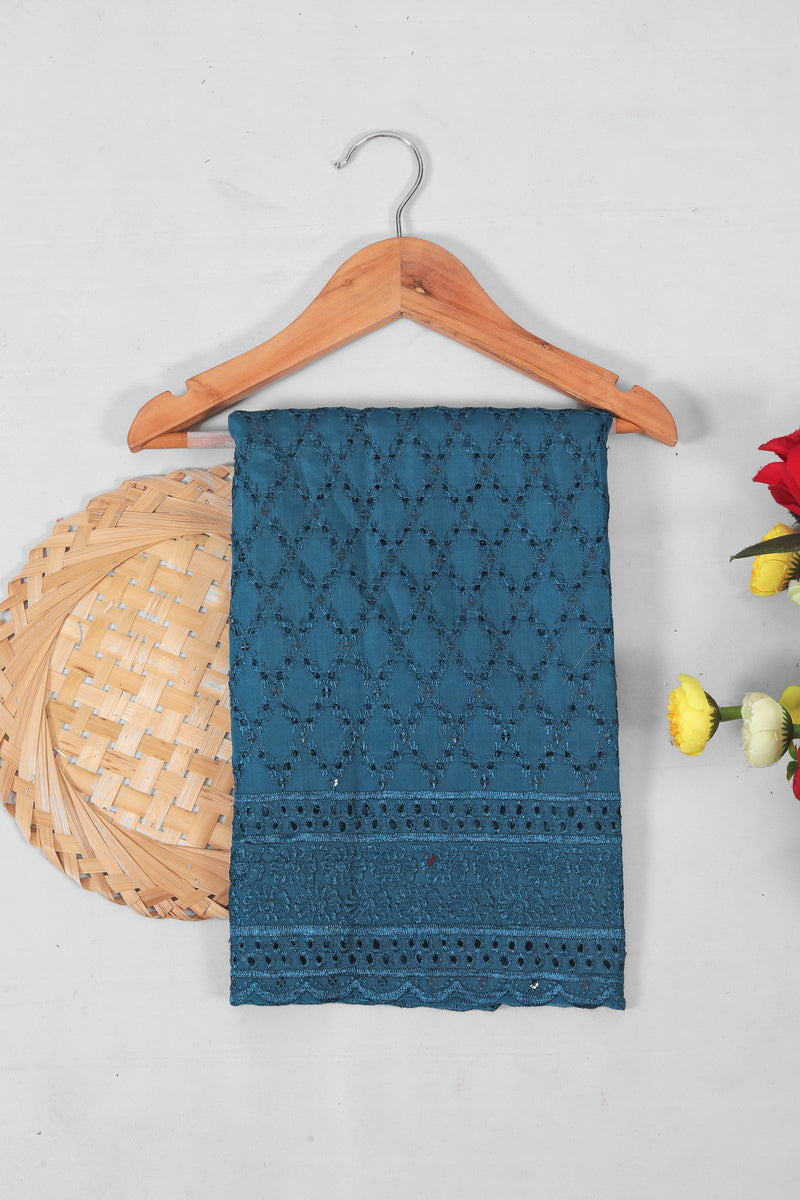 Aashiqui Blue Peach Fancy Fabric Saree with Chanderi Blouse