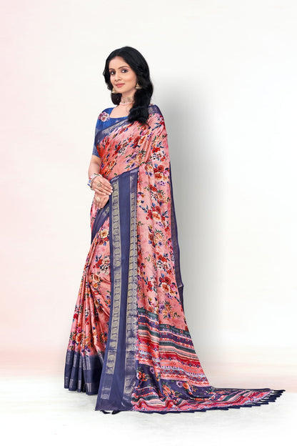 Orchid Beauty with Elegant Polyester Fabric – Redefine Grace!