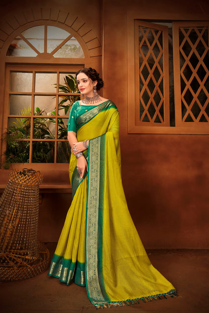 Range Rover Saree in Dola Jari: Your Style Statement