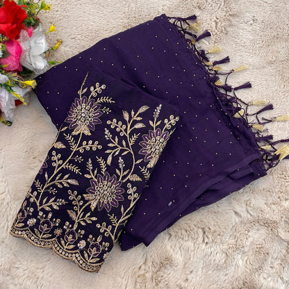 Rimzhim Game Master Saree: Crafted for Perfection.