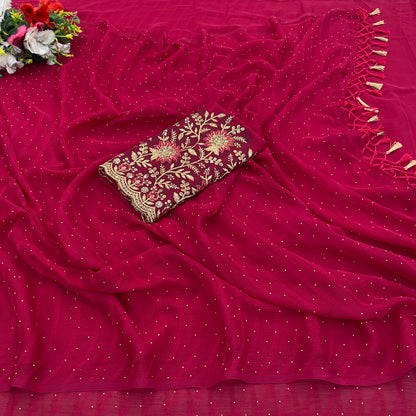 Rimzhim Game Master Saree: Crafted for Perfection.