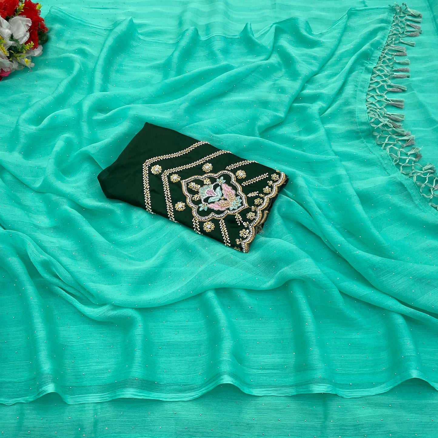 Brinda 2 Rimzhim Saree – Where Tradition Meets Luxury.