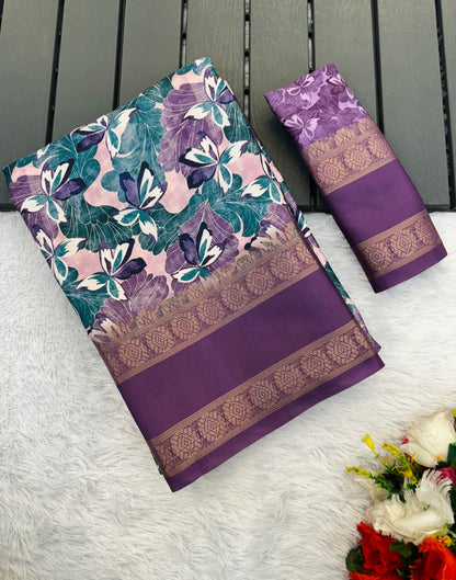 Orchid Beauty with Elegant Polyester Fabric – Redefine Grace!