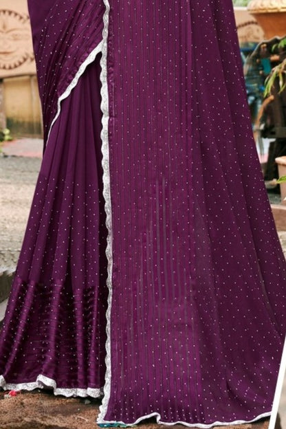 Block Deal 4 Fancy Fabric Saree with Tone to Tone Matching (8 Colours Available).