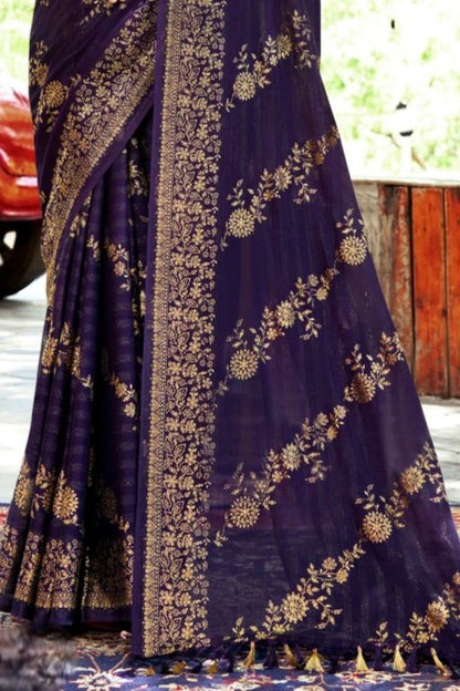 Facebook Rimzhim Fabric Saree – Stylish Design with a Rich, Shimmering Texture (8 Colours Available).