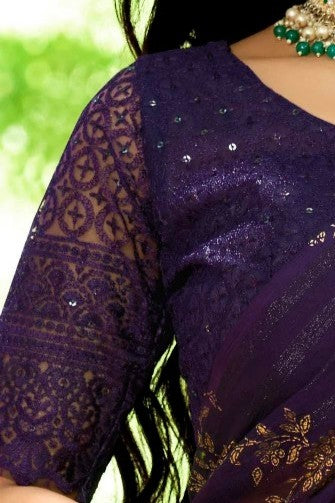 Facebook Rimzhim Fabric Saree – Stylish Design with a Rich, Shimmering Texture (8 Colours Available).