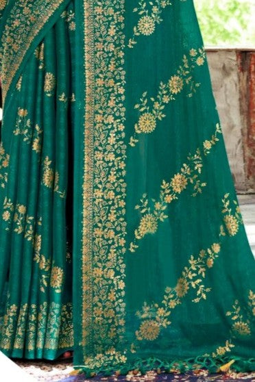 Facebook Rimzhim Fabric Saree – Stylish Design with a Rich, Shimmering Texture (8 Colours Available).