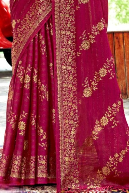 Facebook Rimzhim Fabric Saree – Stylish Design with a Rich, Shimmering Texture (8 Colours Available).