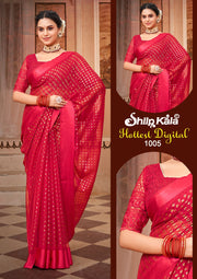 Hottest Multicolor Saree with Due Drop and Net Blouse (8 Colours Available).