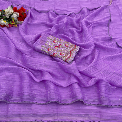 Rudr Veer Kundan Patta Saree Traditional Weave with Modern Elegance, Perfect for Festive Occasions (8 Colours Available).