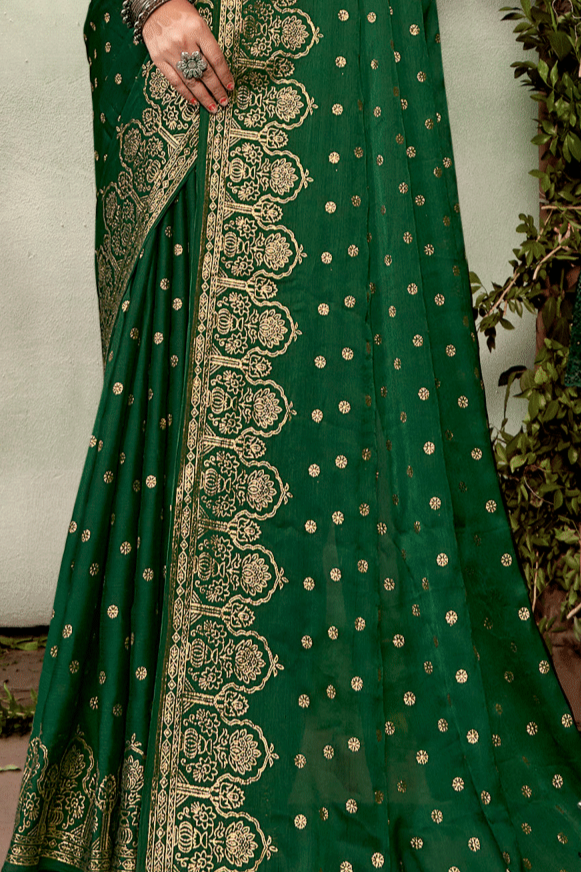 Ramrasiyan Georgette Saree with Cotton Blouse (8 Colours).