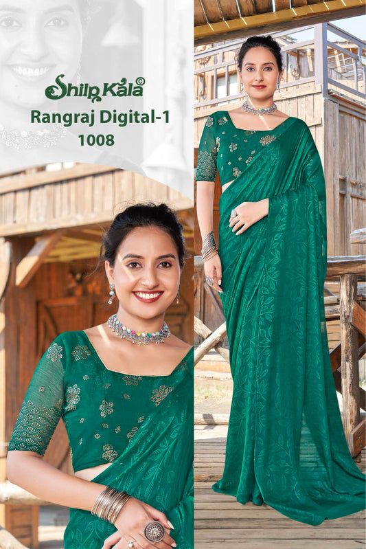 Rangraj Multicolour Best Fancy Sarees Online for Women