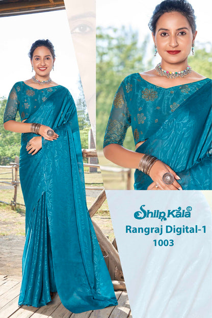 Rangraj Multicolour Best Fancy Sarees Online for Women