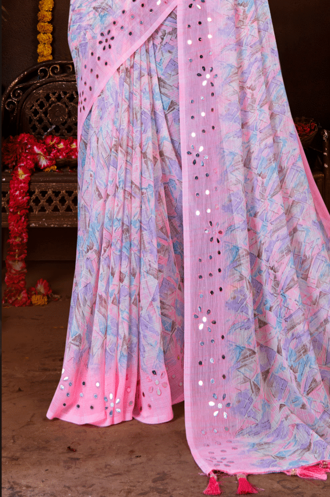 Anjana Chiffon Saree – Effortless Grace with a Refined, Lightweight Appeal (8 Colours Available)