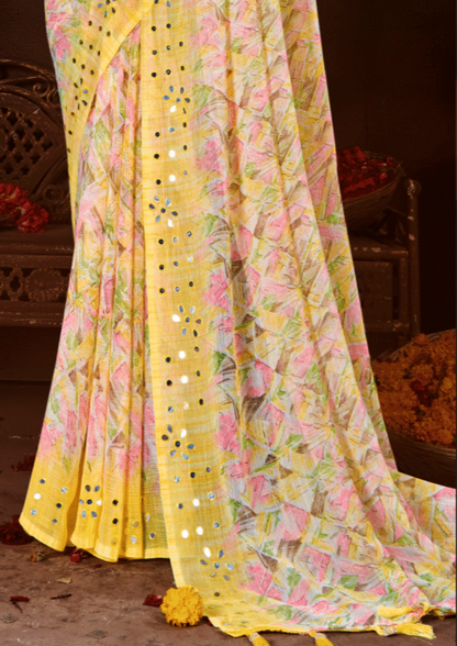 Anjana Chiffon Saree – Effortless Grace with a Refined, Lightweight Appeal (8 Colours Available)