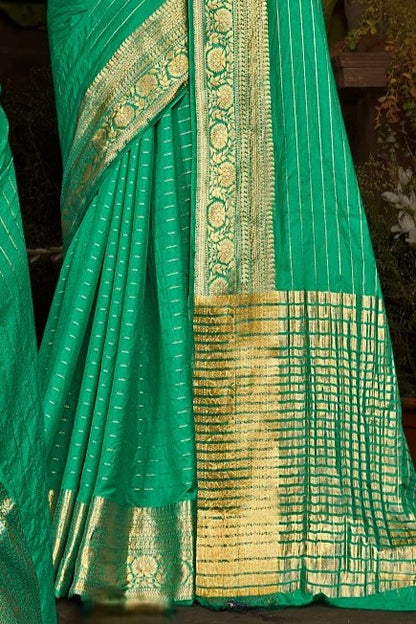 Sakshi Pattu 6 Viscose Saree with Contrast Matching (8 Colours Available).