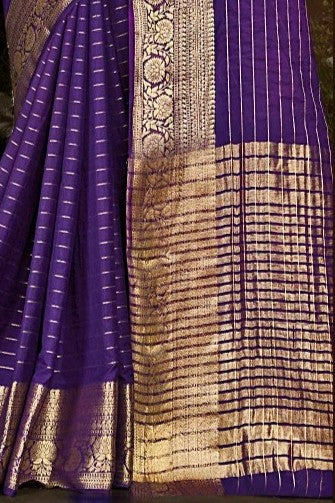 Sakshi Pattu 6 Viscose Saree with Contrast Matching (8 Colours Available).