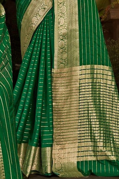 Sakshi Pattu 6 Viscose Saree with Contrast Matching (8 Colours Available).