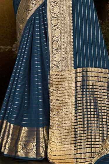 Sakshi Pattu 6 Viscose Saree with Contrast Matching (8 Colours Available).