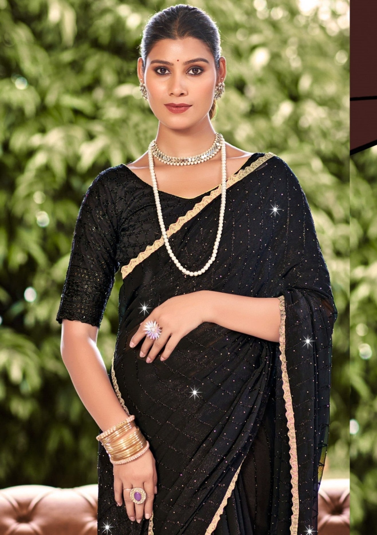 Telegram Weightless Saree – Effortless Draping with a Feather-Light Feel and Elegant Design (8 Colours Available).