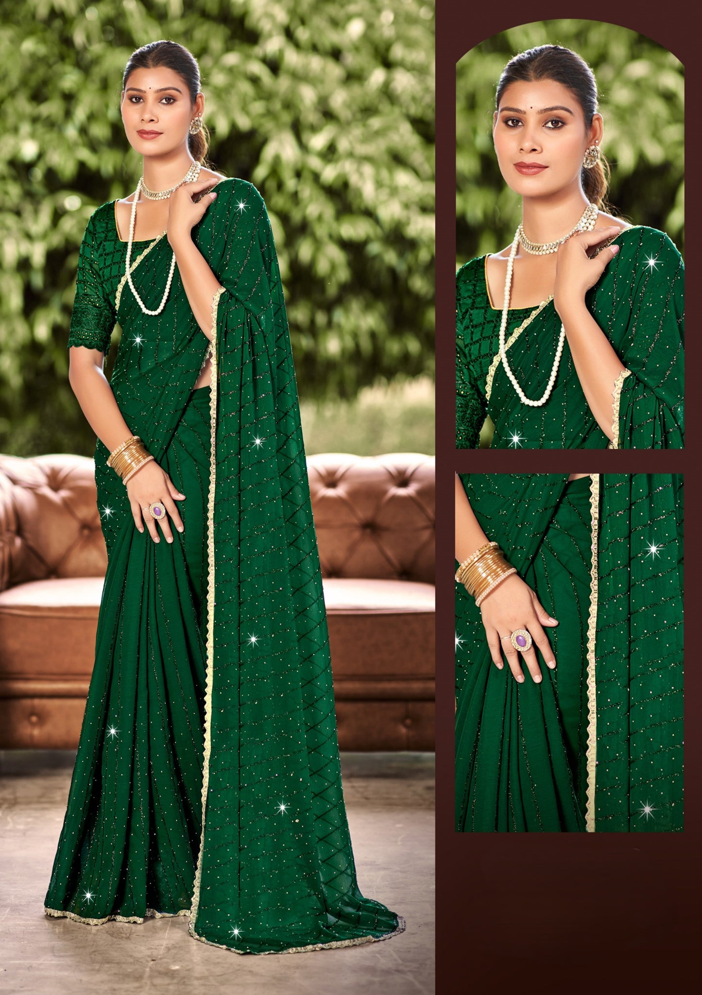 Telegram Weightless Saree – Effortless Draping with a Feather-Light Feel and Elegant Design (8 Colours Available).