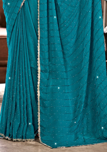 Telegram Weightless Saree – Effortless Draping with a Feather-Light Feel and Elegant Design (8 Colours Available).