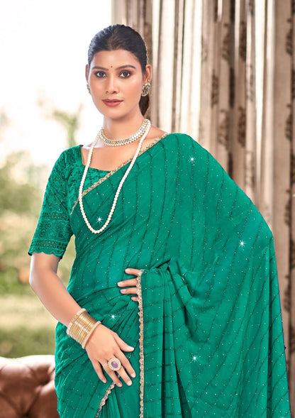 Telegram Weightless Saree – Effortless Draping with a Feather-Light Feel and Elegant Design (8 Colours Available).