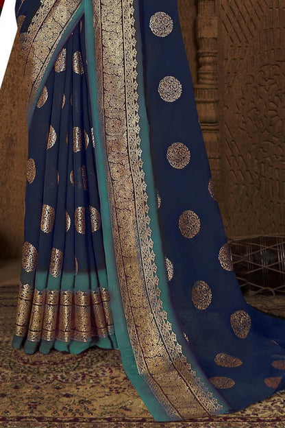 Omkara Multicolor Georgette with Padding Concept (8 Colours Available).