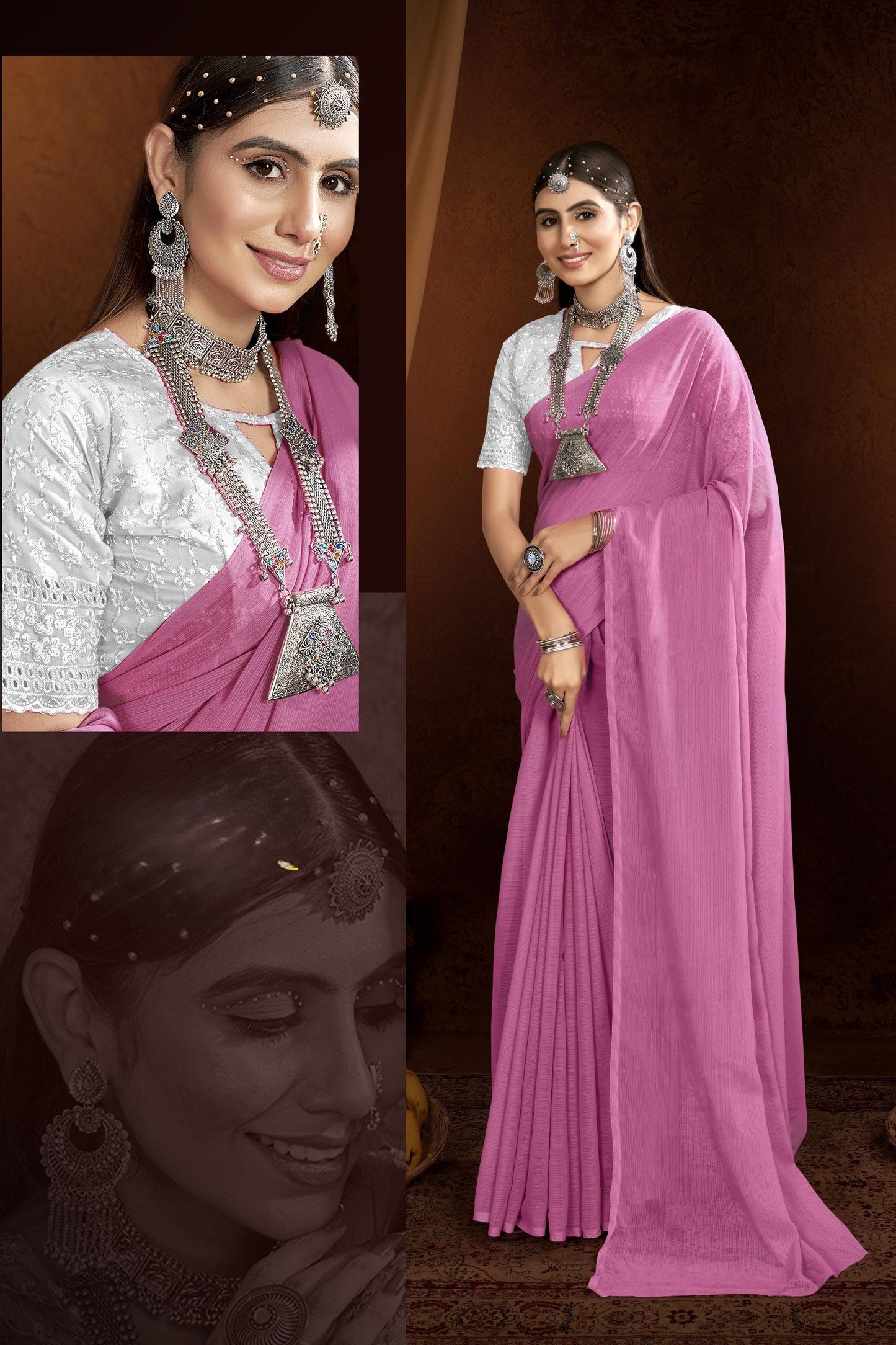 Naino Light Saree in Elegant Zomato Fabric – Grace Redefined!