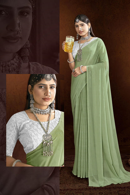 Naino Light Saree in Elegant Zomato Fabric – Grace Redefined!