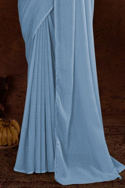 Naino Light Saree in Elegant Zomato Fabric – Grace Redefined!