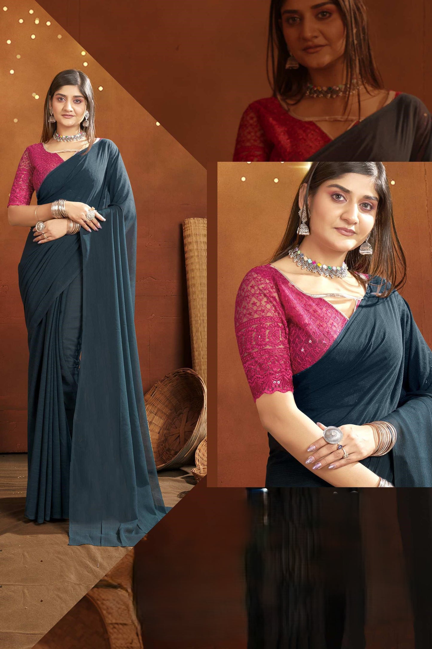 Chat Masala Dark Glam in Soft Zomato Fabric – Perfect Blend of Style and Comfort!