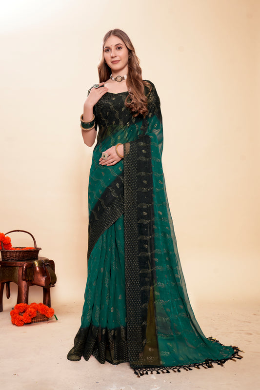Samarthya Multicolor Saree with Padding Concept